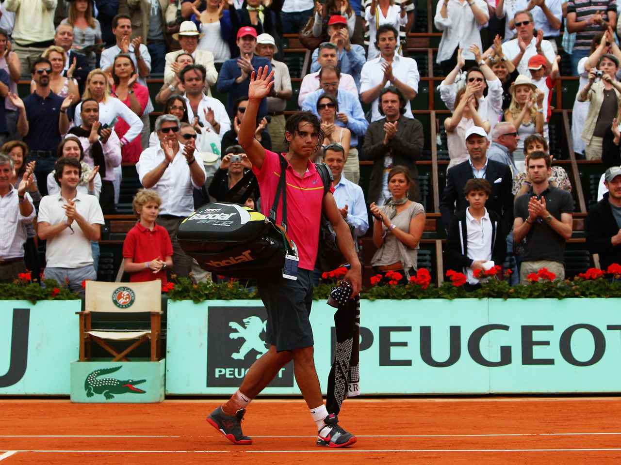 2009年男子シングルス4回戦、ナダルのフレンチ・オープン31連勝に