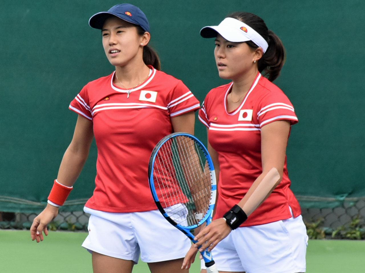 日比野菜緒が合流して日本代表が揃う [フェド杯アジア・オセアニア1部