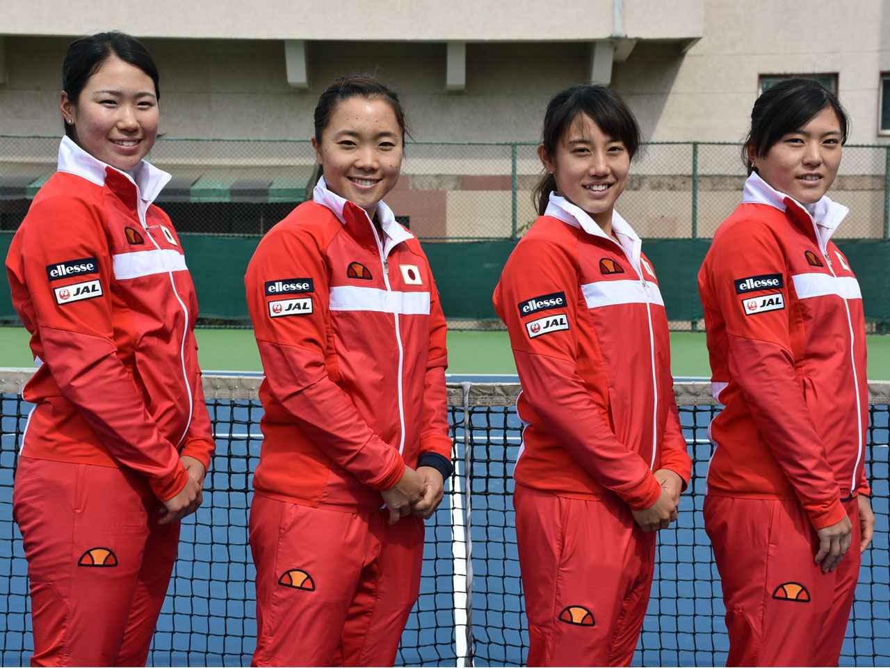 テニス フェドカップ 女子日本代表 選手支給品 テニスウェア 日比野菜緒が合流して日本代表が揃う [フェド杯アジア・オセアニア1部