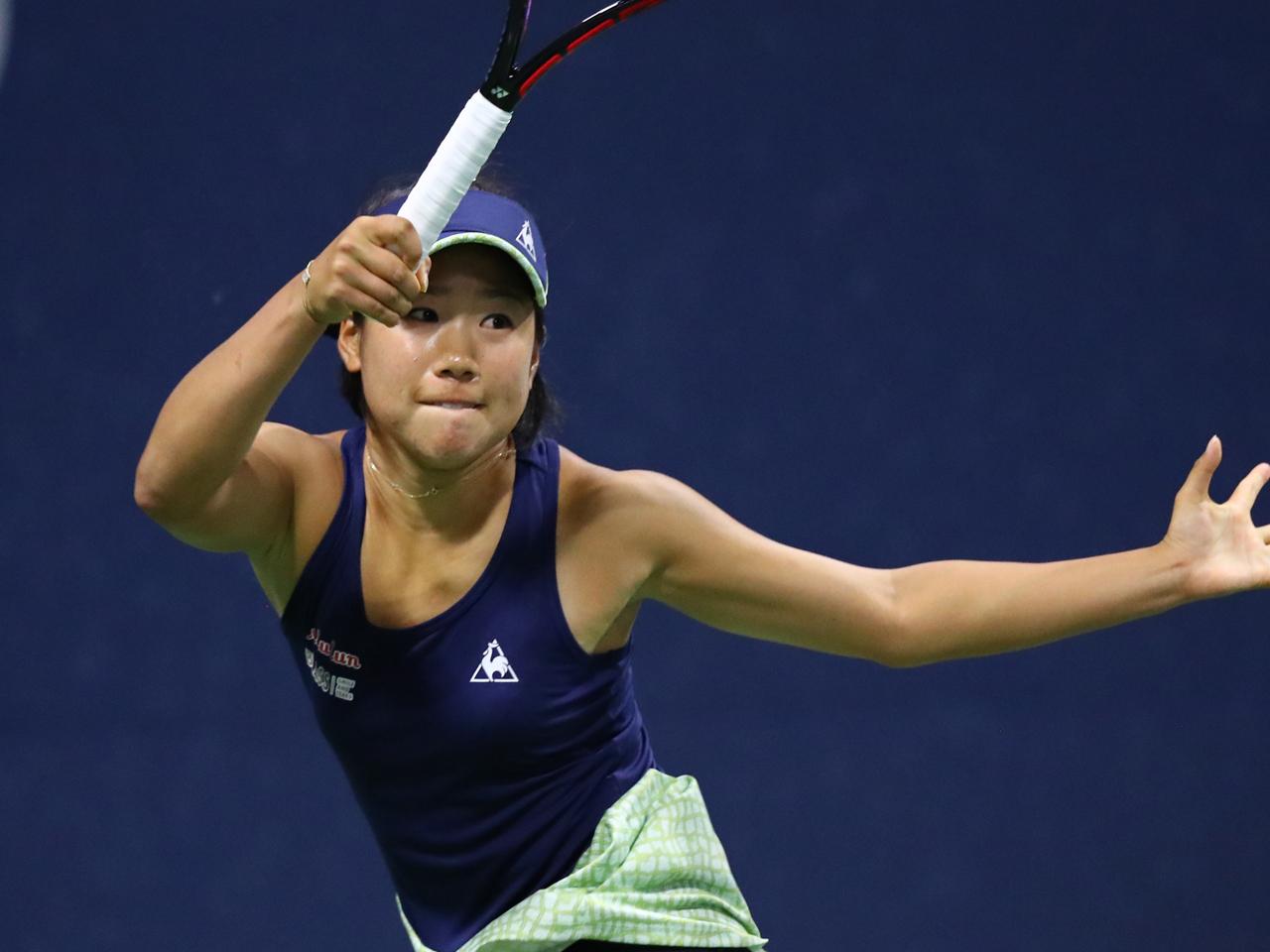 日比野菜緒はリシツキとの初対戦に敗れ、8強入りならず [台湾オープン