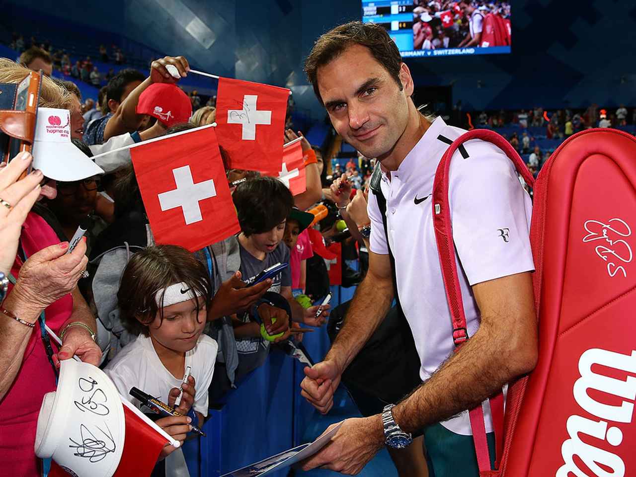 ホップマンカップ優勝はスイス、「シングルスプレーヤーの僕にとっても素晴らしい一週間だった」とフェデラーがコメント