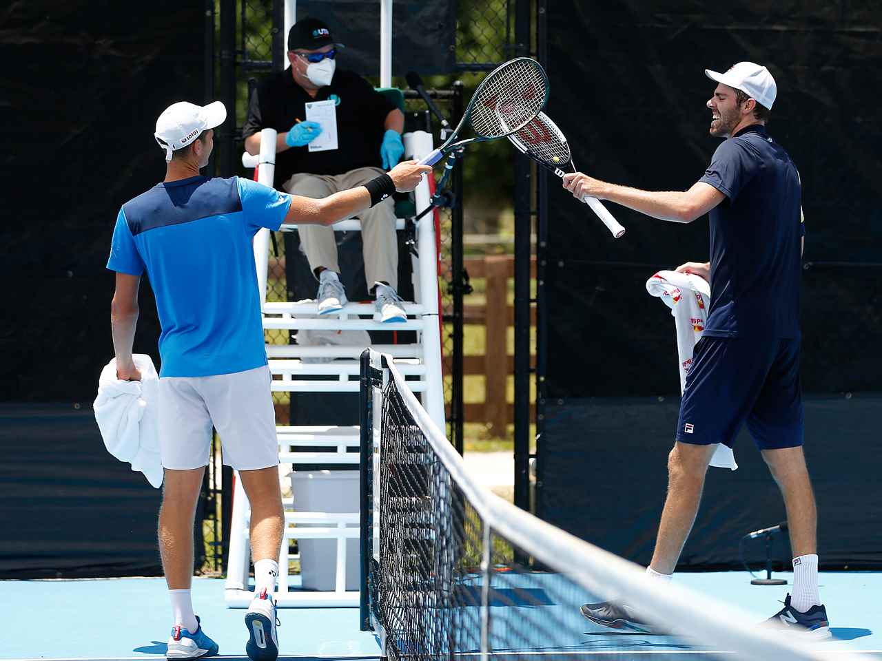 パンデミックの中アメリカでプロテニスが再開も本物には程遠く テニスマガジンonline Tennismagazine Jp