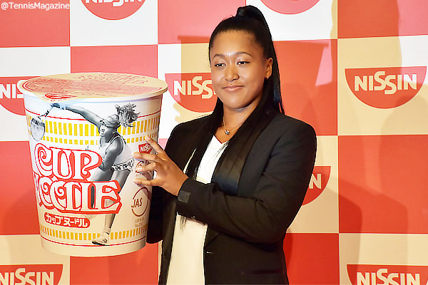 大坂なおみが日清食品と所属契約を締結 | テニスマガジンONLINE