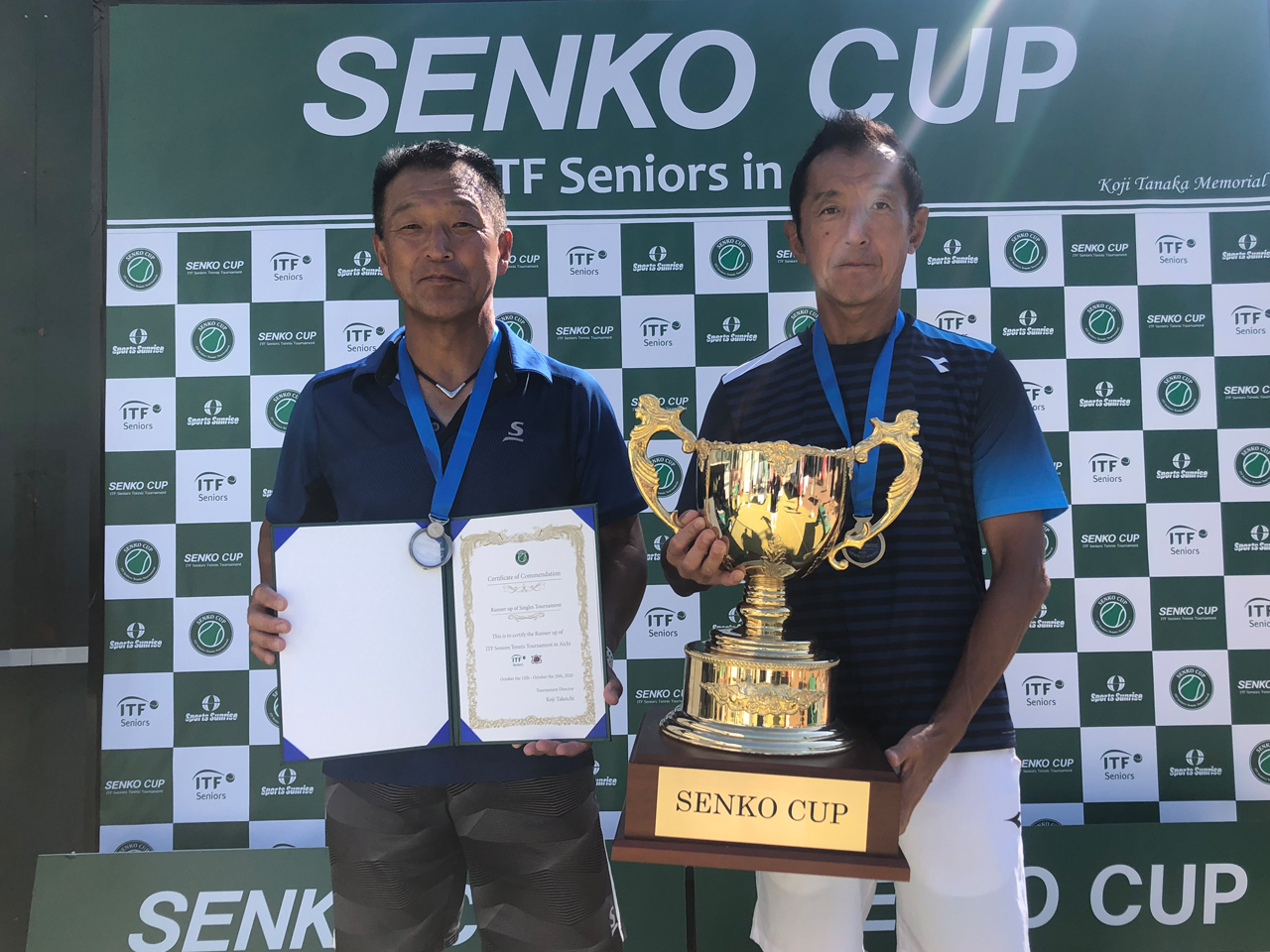 Itfシニアテニスツアー Senko Cup Itfシニアin 愛知 の第1回大会が終了 テニス マガジンonline Tennismagazine Jp