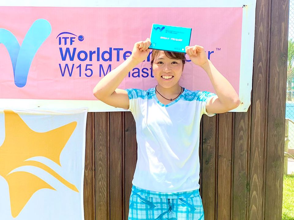 輿石亜佑美がitfツアーのシングルスで自己最高の準優勝 W15モナスティル テニスマガジンonline Tennismagazine Jp 輿石亜佑美がitfツアーのシングルスで自己最高の準優勝 W15モナスティル テニスマガジンonline Tennismagazine Jp