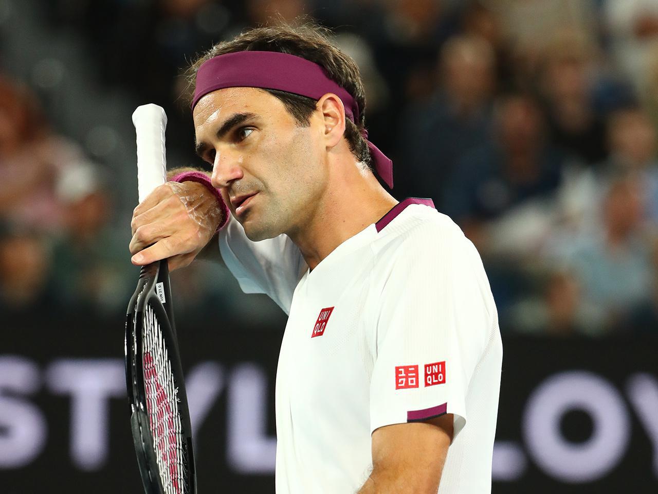 フェデラーがピンチを切り抜け準決勝へ、サングレンに快進撃許さず