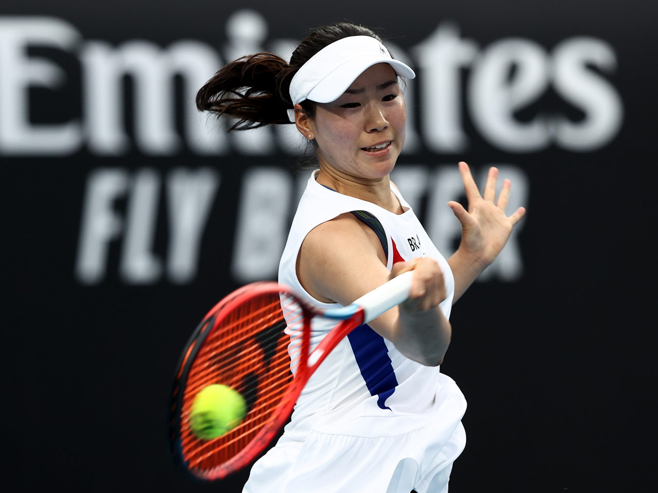 日比野菜緒はブレングルに競り負け本戦勝利ならず [メルボルン・サマー