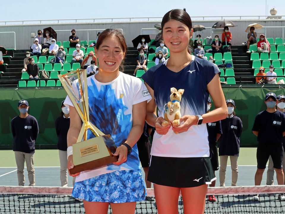シングルスが阿部宏美 ダブルスは吉岡希紗 永田杏里が優勝 カンガルーカップ女子オープン22 テニス マガジンonline Tennismagazine Jp