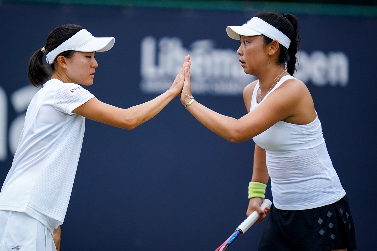 穂積絵莉／二宮真琴が2試合連続ストレート勝利で第1シードペアとの