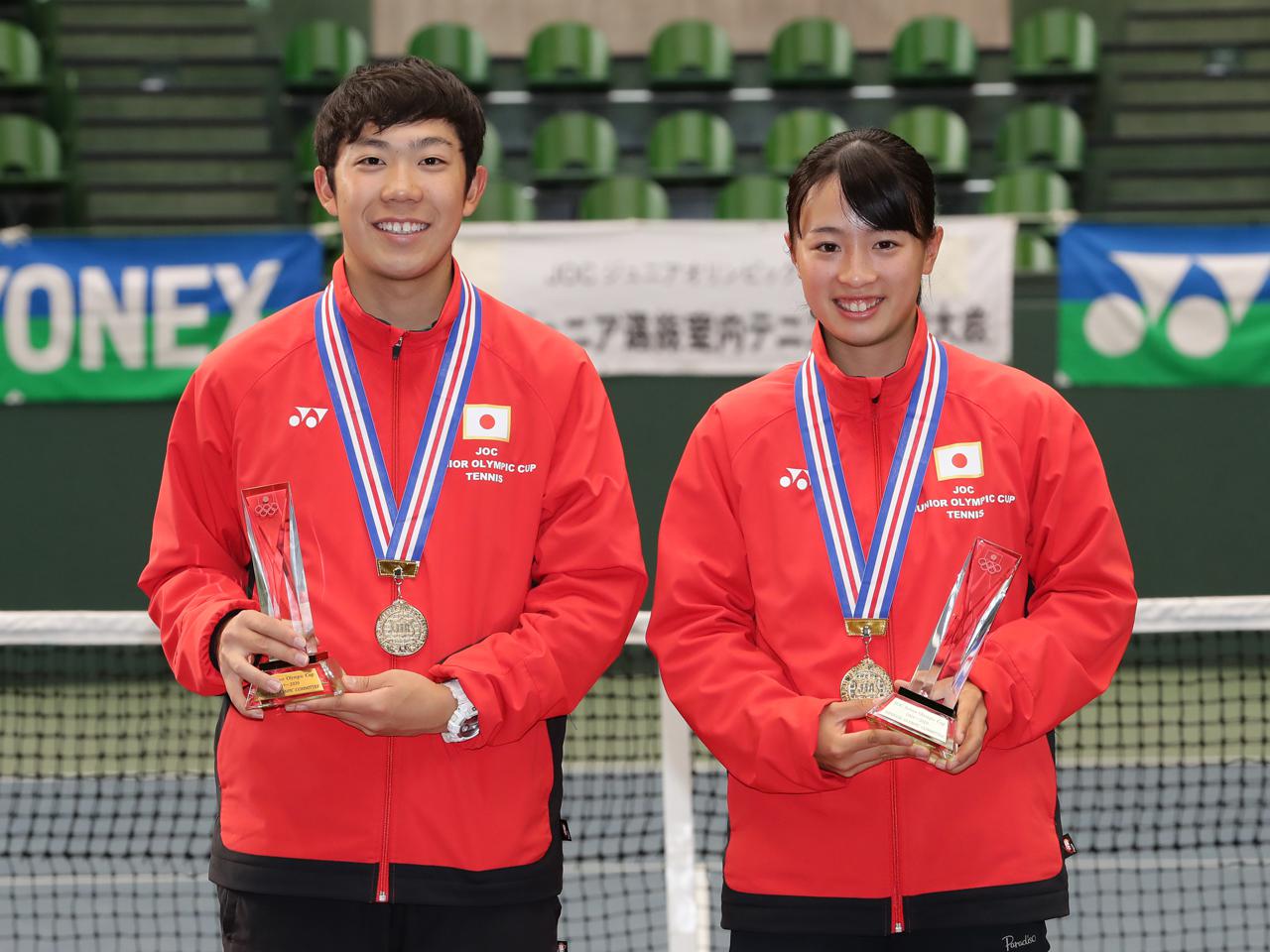 藤原智也（東山高）と山崎郁美（秀明八千代高）が優勝 [第40回全日本