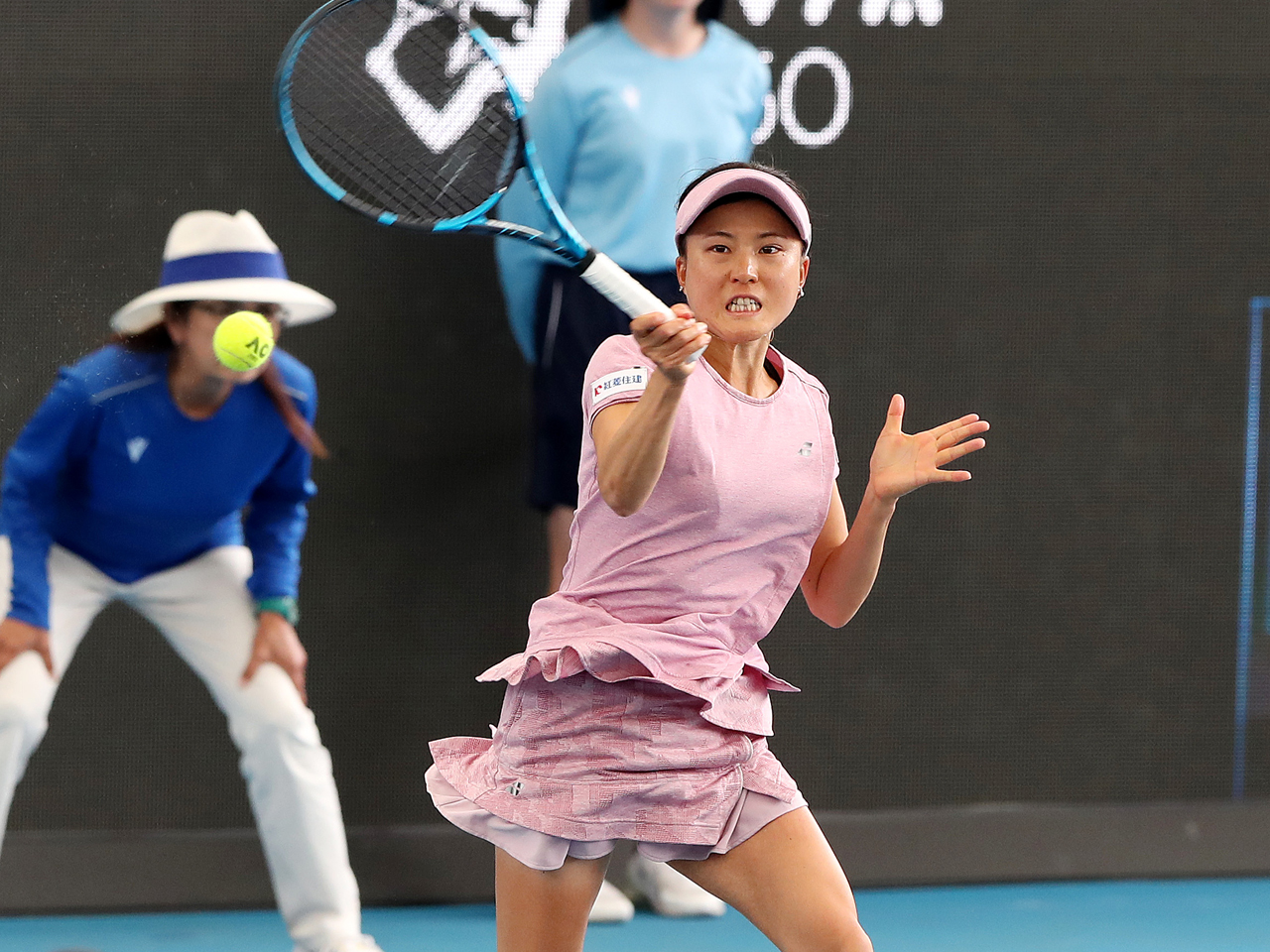 ハイゼンとの初コンビで臨んだ二宮真琴の今季2戦目は1回戦でシード