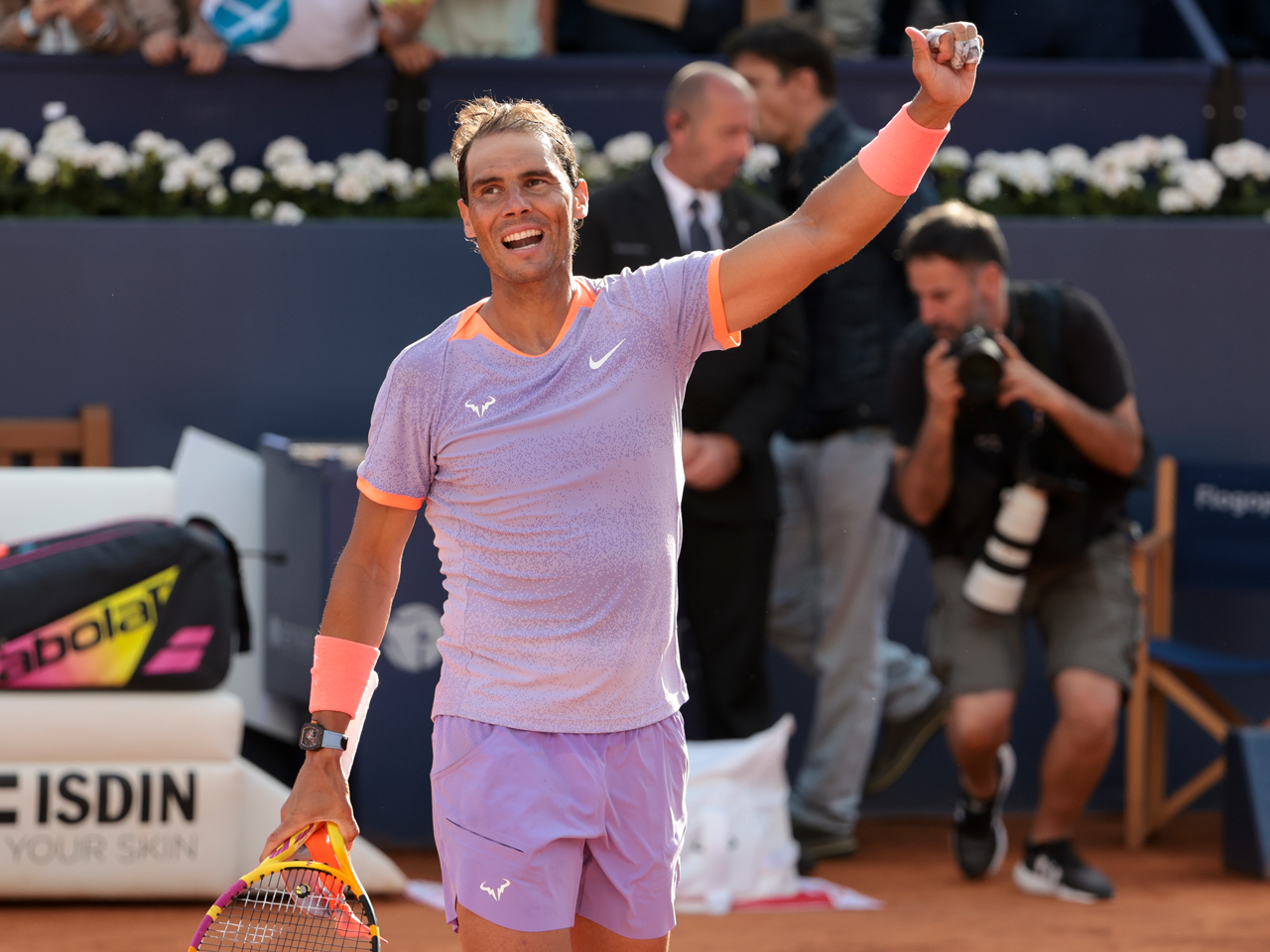 ナダルが1月以来の復帰戦に快勝「勝利でスタートできて幸せ