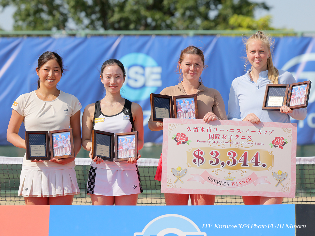 テニス フェドカップ 女子日本代表 選手支給品 テニスウェア 日本人ペア対決を制した小堀桃子／清水綾乃が女子ダブルス決勝に進出