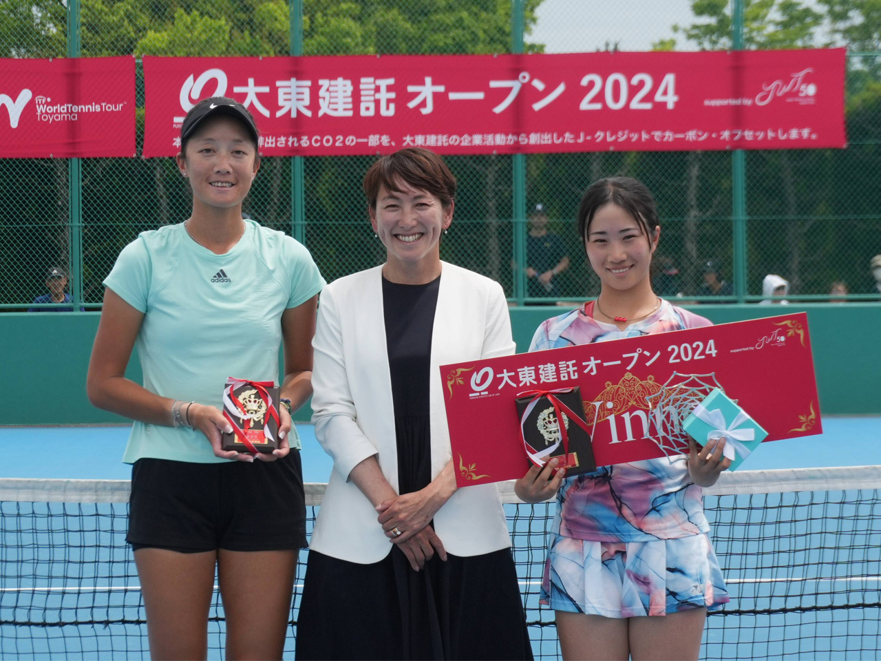 若手の登竜門で17歳の西村佳世がITFツアー優勝 [W15富山大東建託