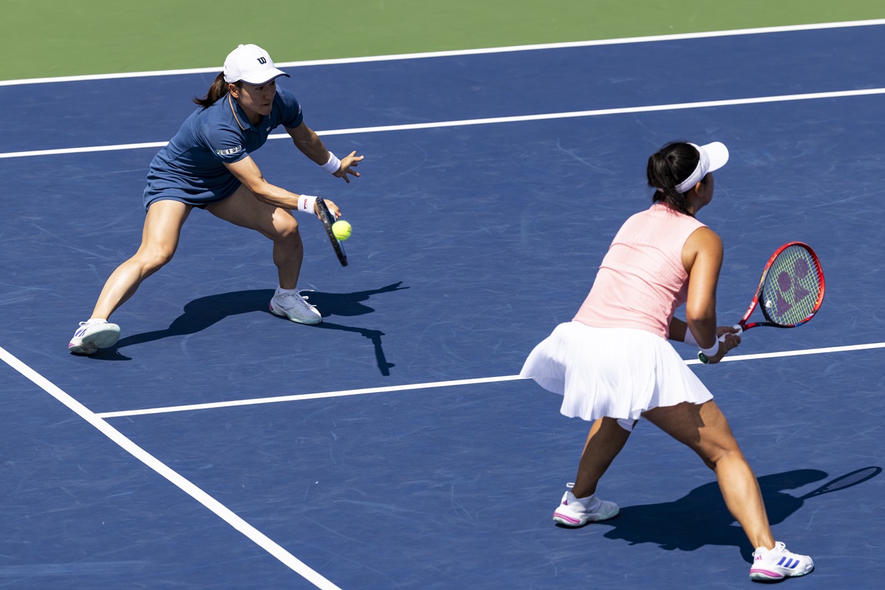 青山修子／穂積絵莉が第4シード撃破で初戦突破 [韓国オープン