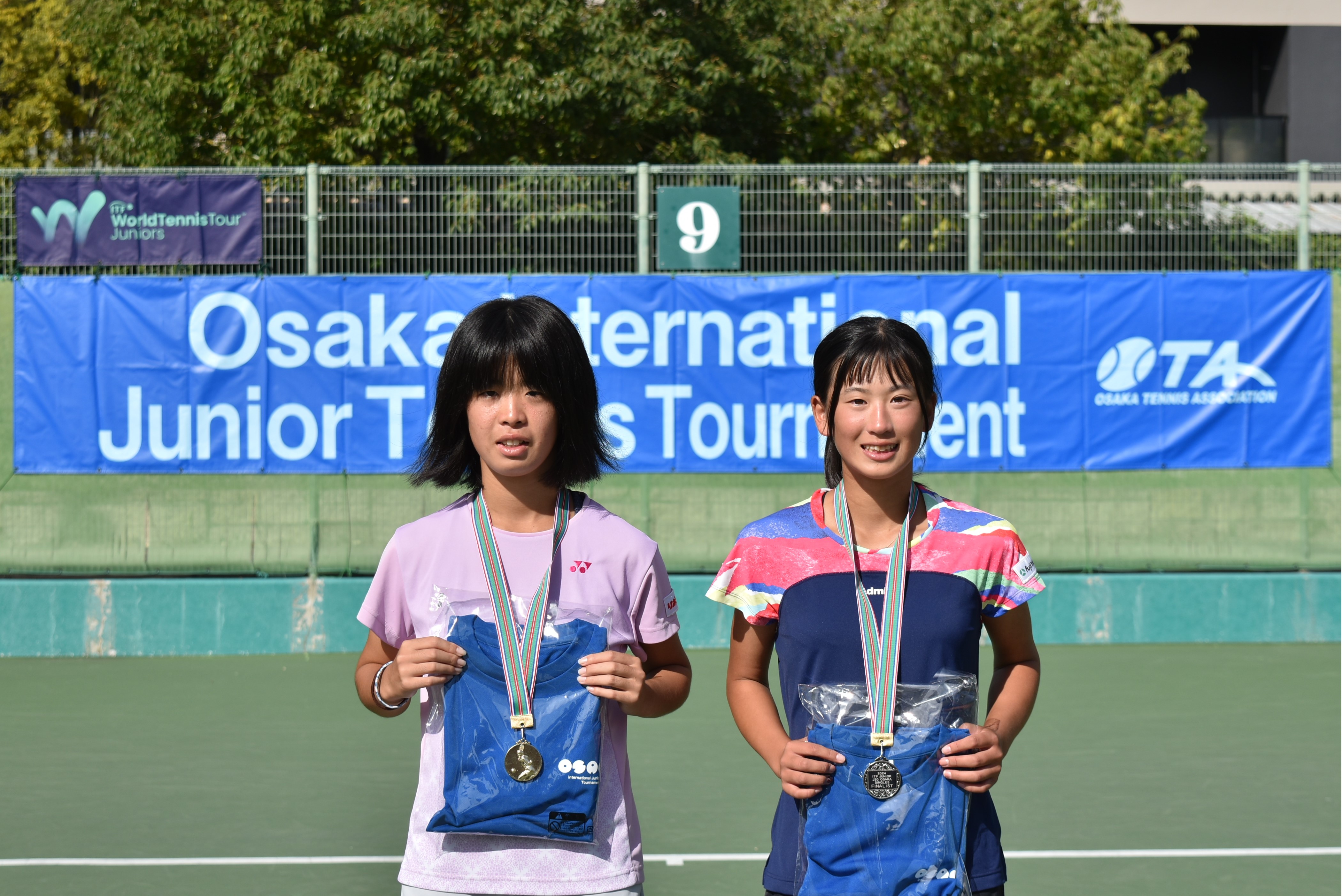 女子は北岡美空＆角野玲那／上田莉恋が優勝 [ITF大阪国際ジュニア2024