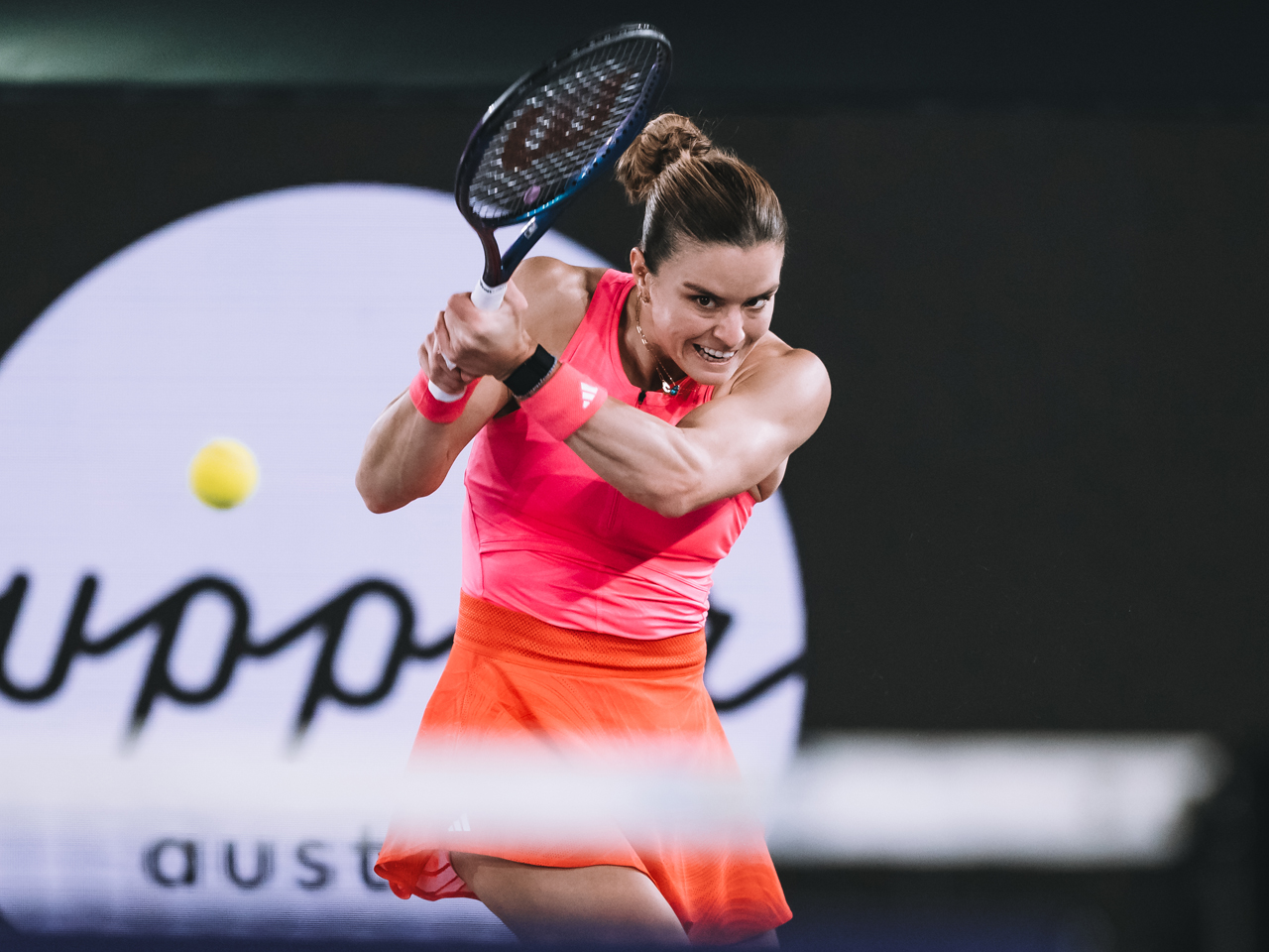 今季のツアーレベルでマッチ2勝目を挙げたサカーリが準々決勝へ「私が