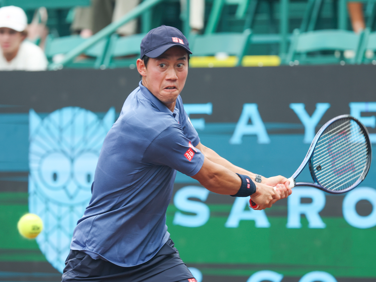 錦織の途中棄権でユーバンクスがベスト8に進出 [US男子クレーコート