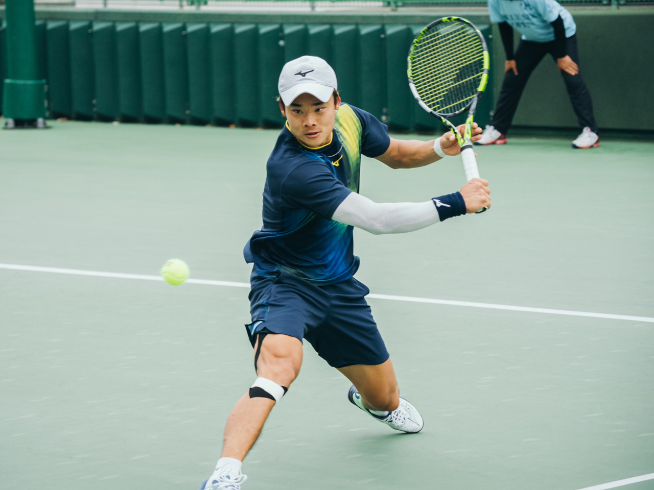 住澤大輔と高畑里玖がシードダウンを演じて男子シングルス2回戦へ [M15