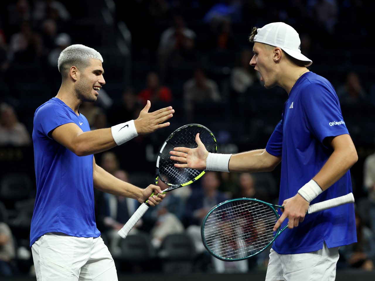 第8回レーバー・カップが開幕、初日は3勝1敗で欧州選抜がリード