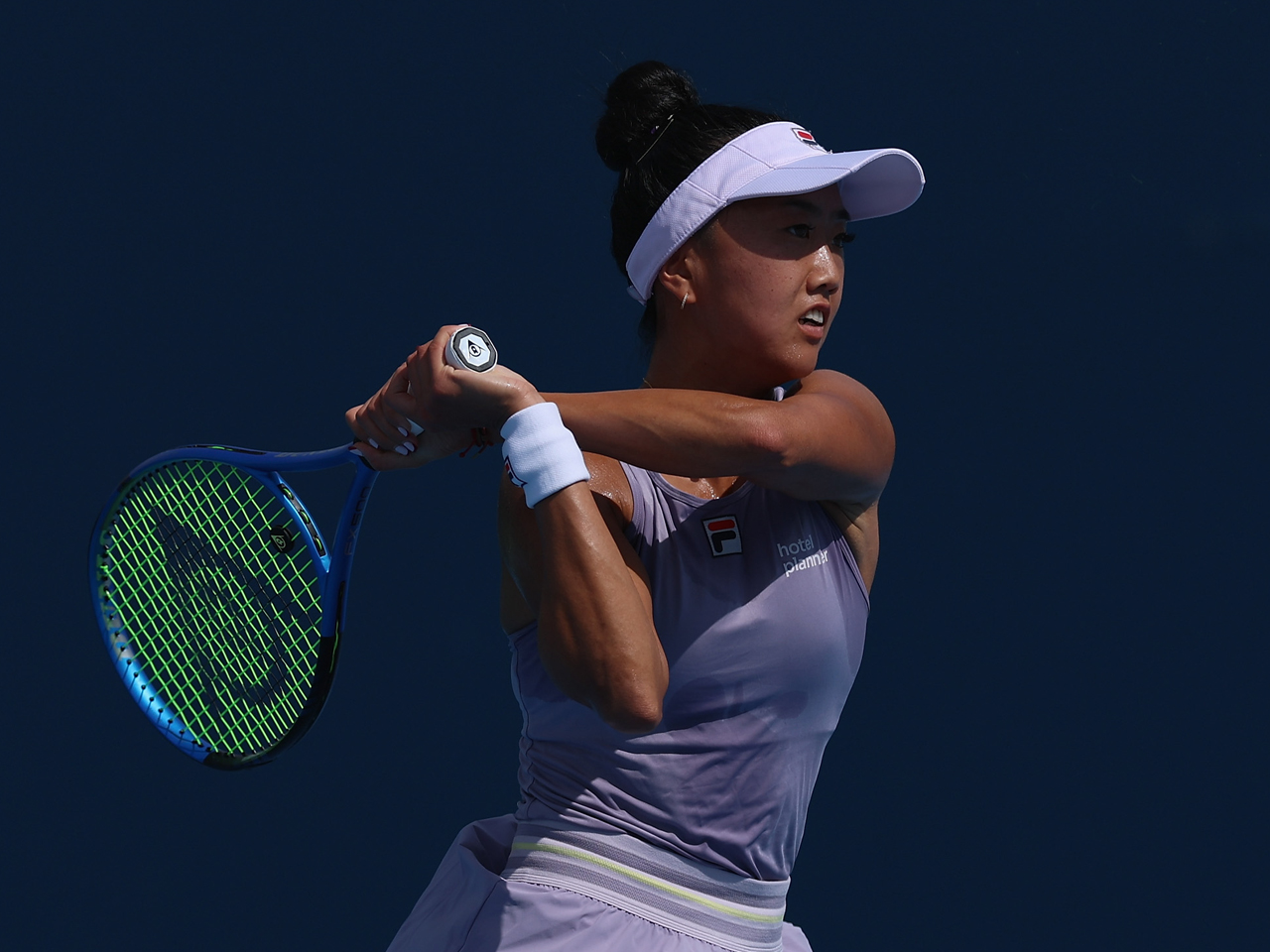 前日は雨で全試合中止、アン・リーがシード勢で唯一8強入り [広州