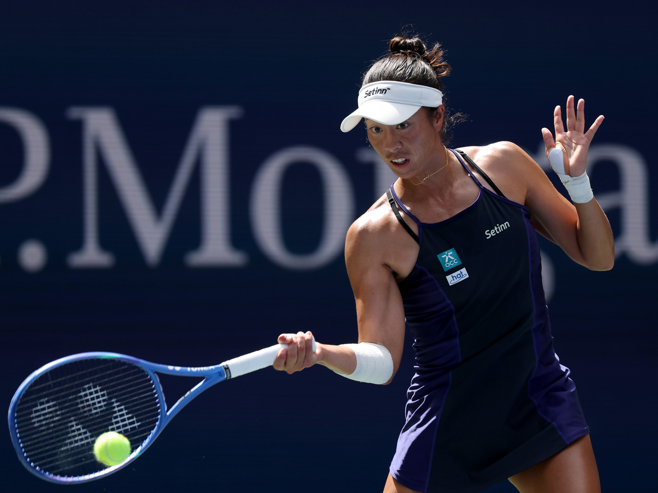 柴原瑛菜は1回戦で第8シードのザハロワにストレート負け [江西オープン