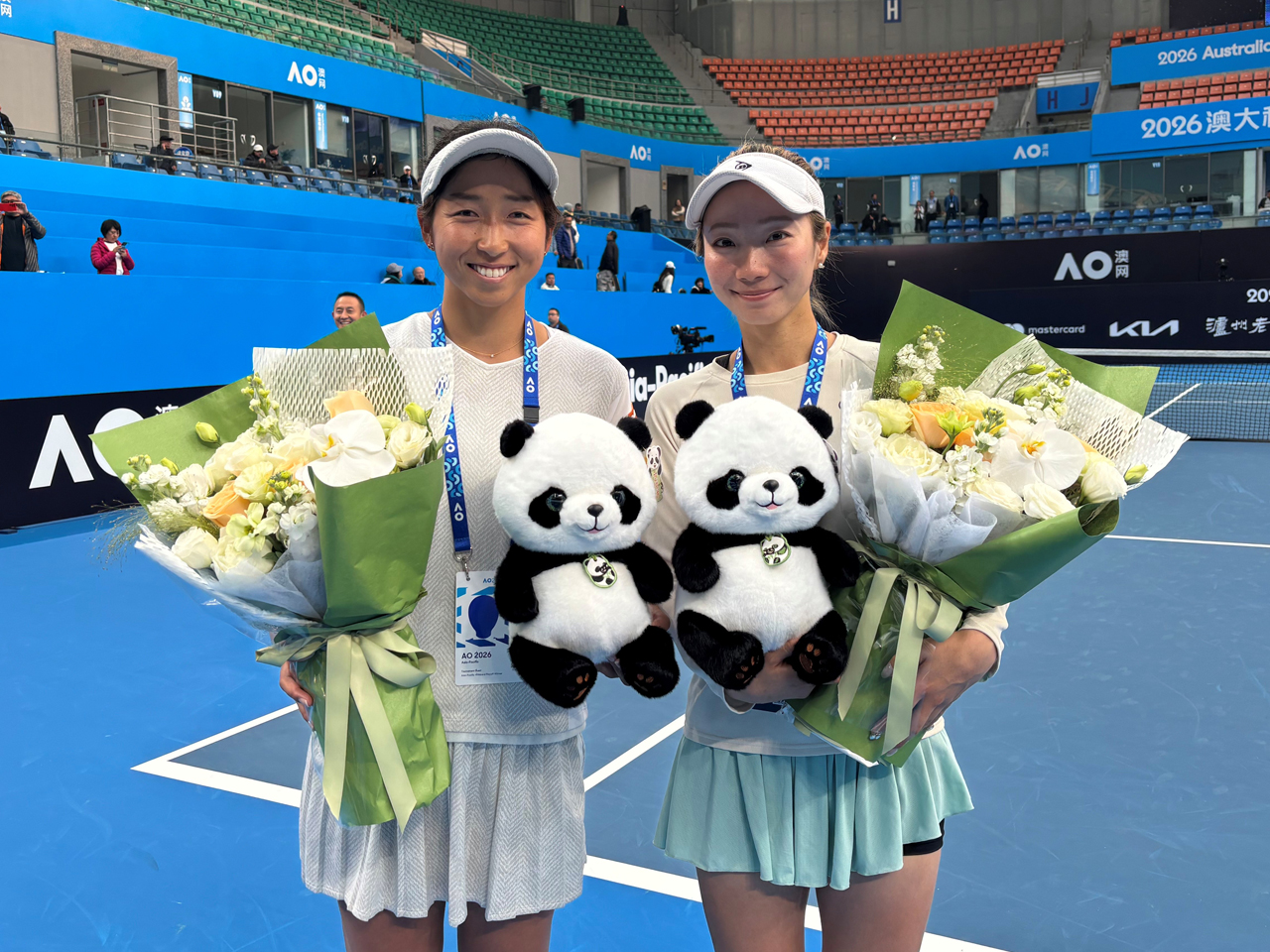 小堀桃子／清水綾乃がオーストラリアン・オープン女子ダブルスの本戦