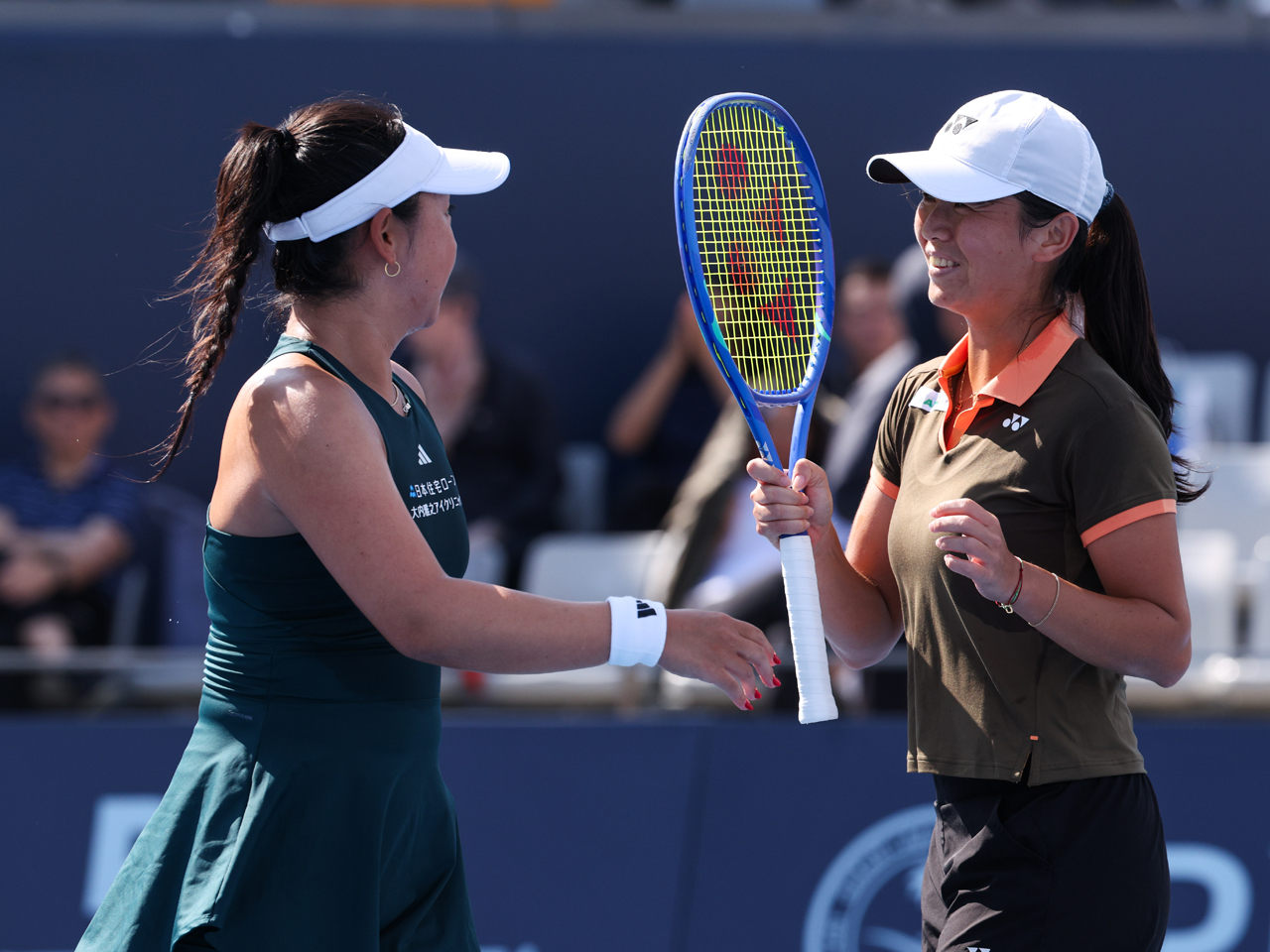 穂積絵莉／ウー・ファンシエンがストレート勝利でキッチュノック／二宮
