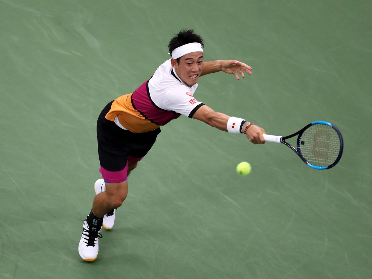 錦織がクランから第3セットを奪い、2回戦突破に王手 [USオープン