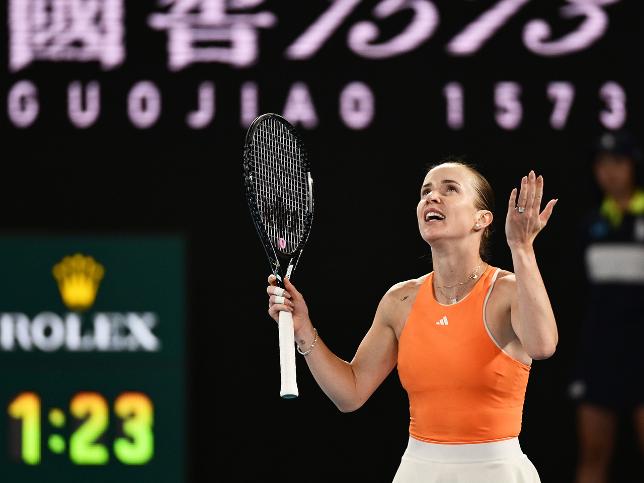前哨戦優勝者同士の4回戦でスビトリーナがアンドレエワにストレート