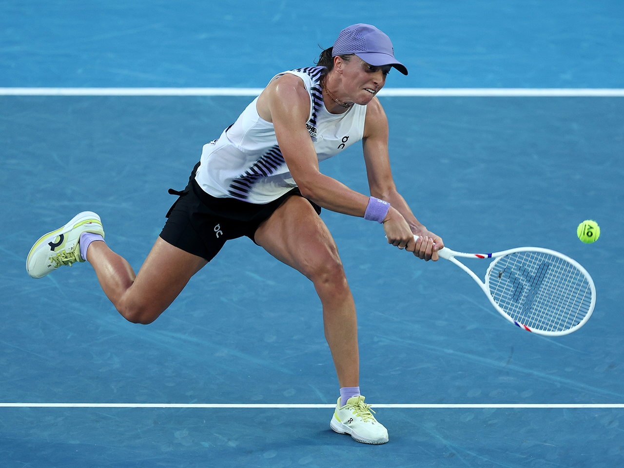 今大会初のベーグルを決めたシフィオンテクが地元オーストラリアの