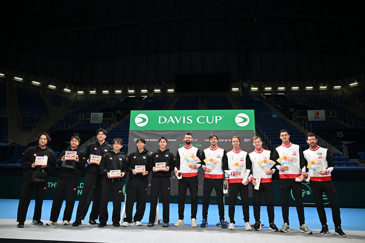 デビスカップ予選ラウンド1回戦、日本対オーストリアの組み合わせが