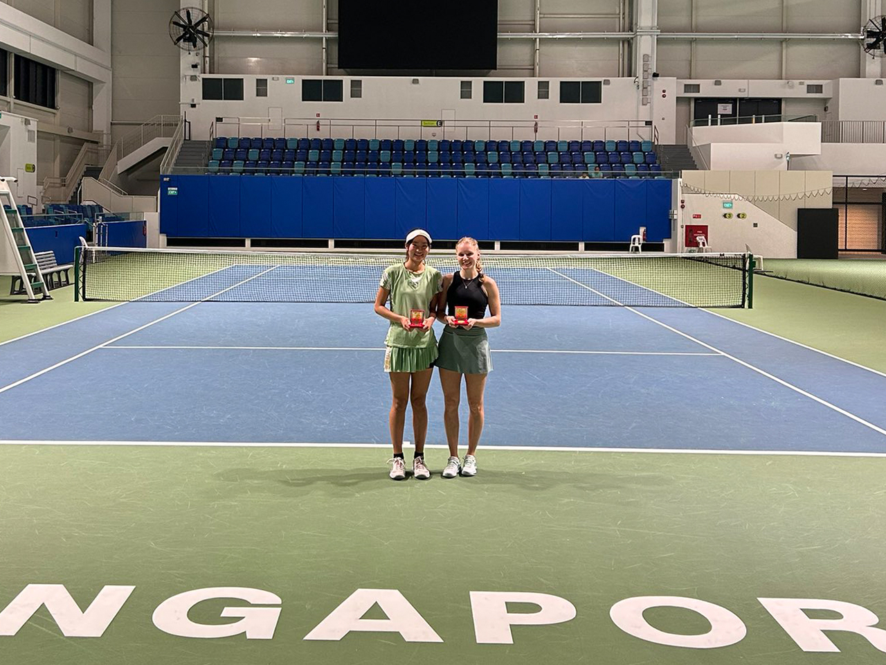 松田鈴子がダブルスで国際プロ大会初優勝 [W15シンガポール] | テニス