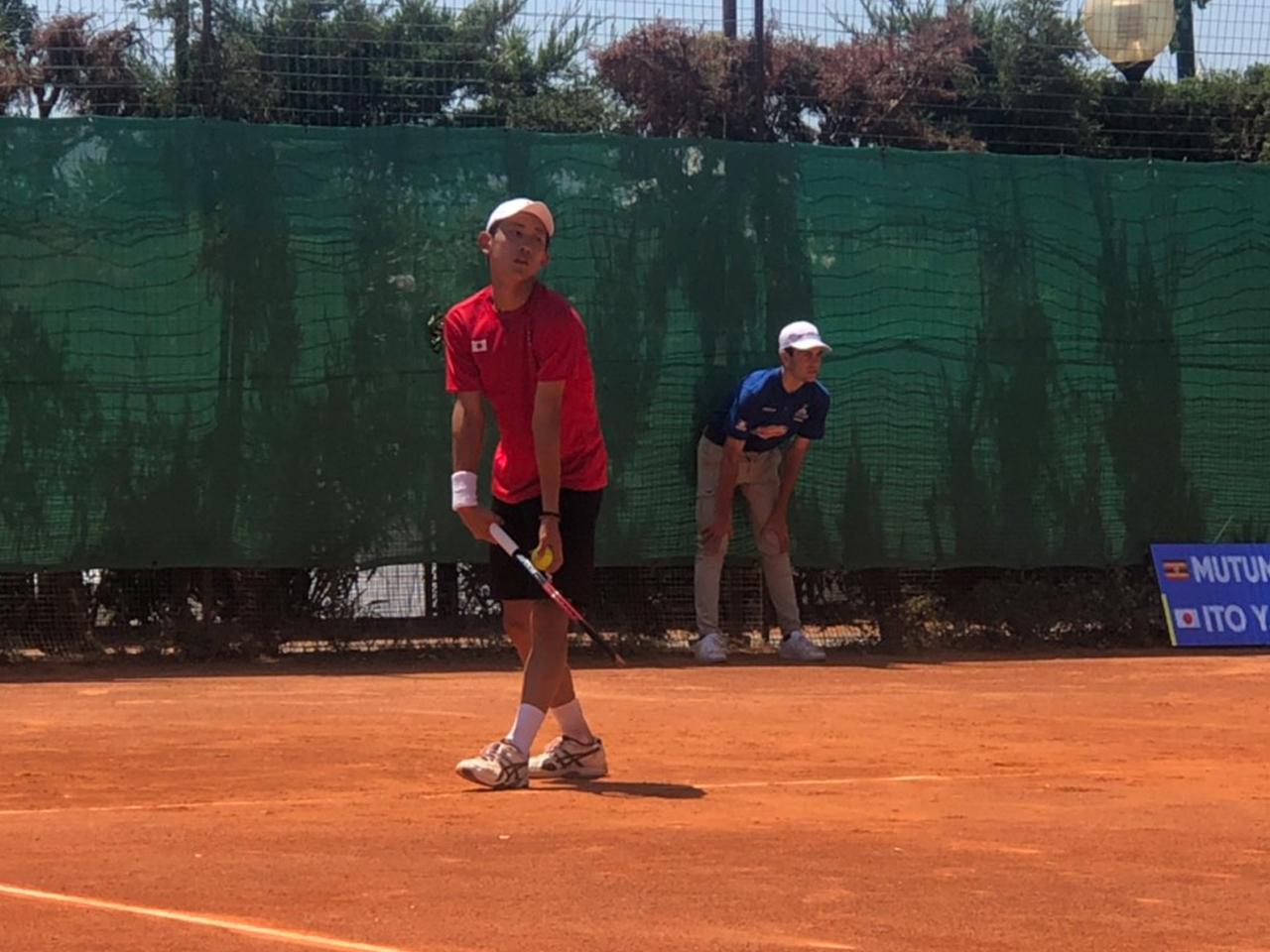 テニス競技が開幕 伊藤雄哉と森崎可南子が初戦に勝利 第30回ユニバーシアード19ナポリ テニスマガジンonline Tennismagazine Jp
