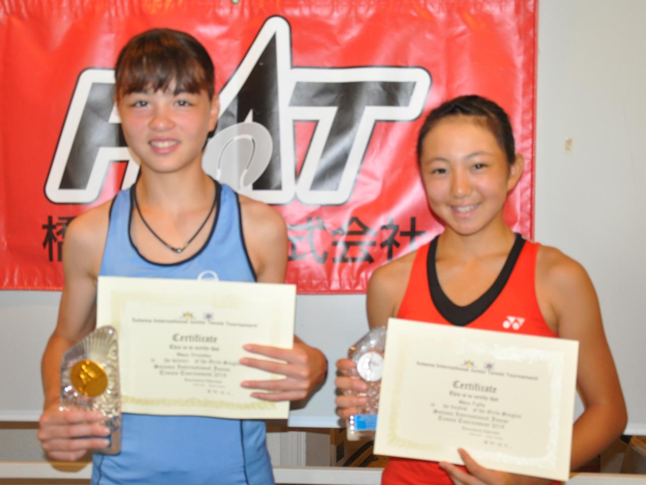 クロスリー真優が優勝 名雪芹とのダブルスも制して単複2冠 第14回須玉国際ジュニアu14 Week2 女子 テニスマガジンonline Tennismagazine Jp