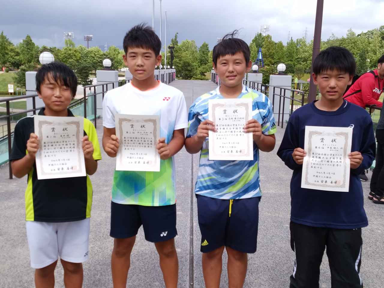 岩井惺 広島 平良小 と五藤玲奈 岡山 岡山中央小 が優勝 2019中国小学生大会 テニス マガジンonline Tennismagazine Jp