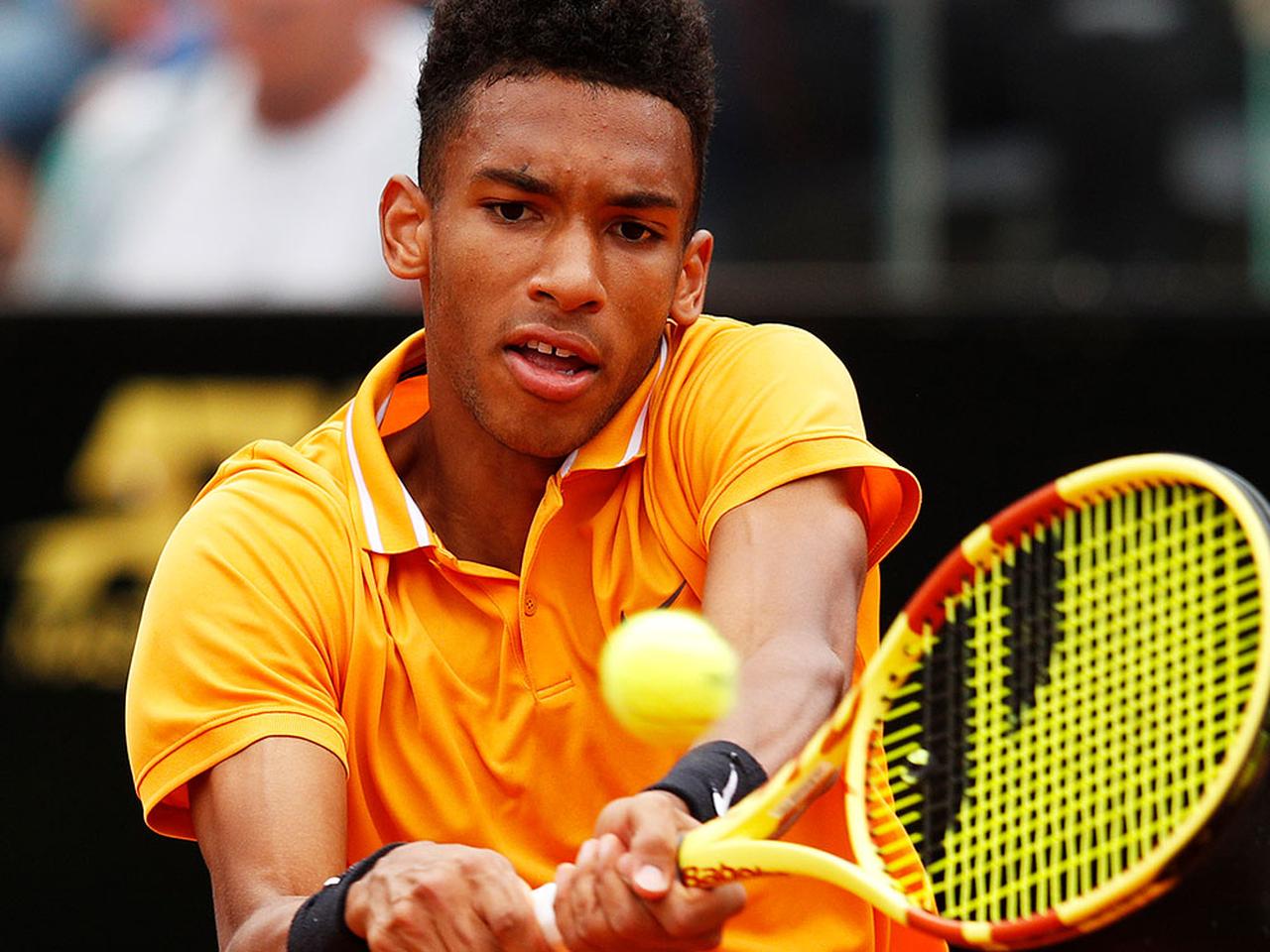 18歳のオジェ アリアシムがベスト8進出 リヨン オープン テニスマガジンonline Tennismagazine Jp