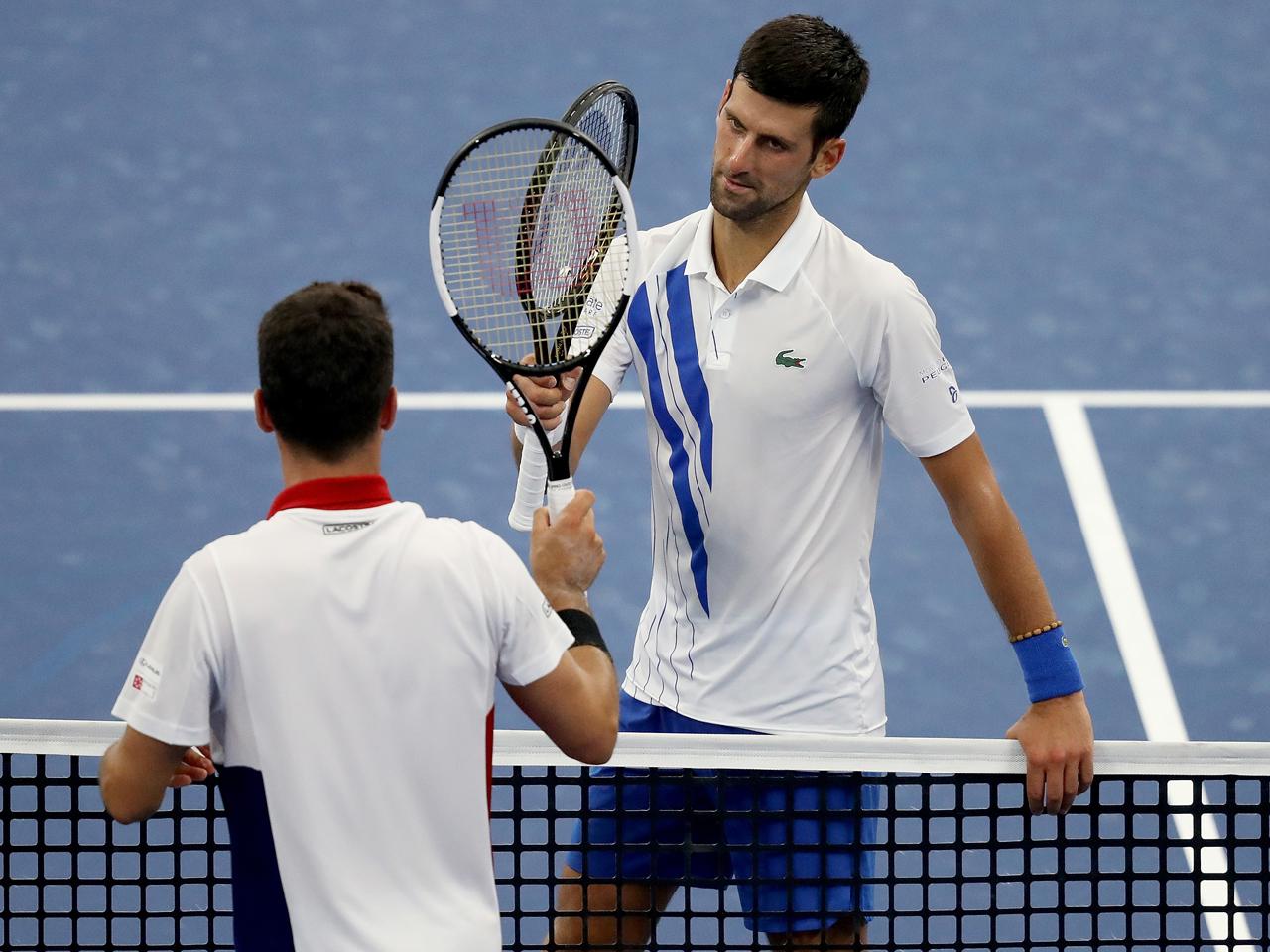 ジョコビッチが辛勝し ラオニッチの待つ決勝へ ウェスタン サザン オープン テニスマガジンonline Tennismagazine Jp