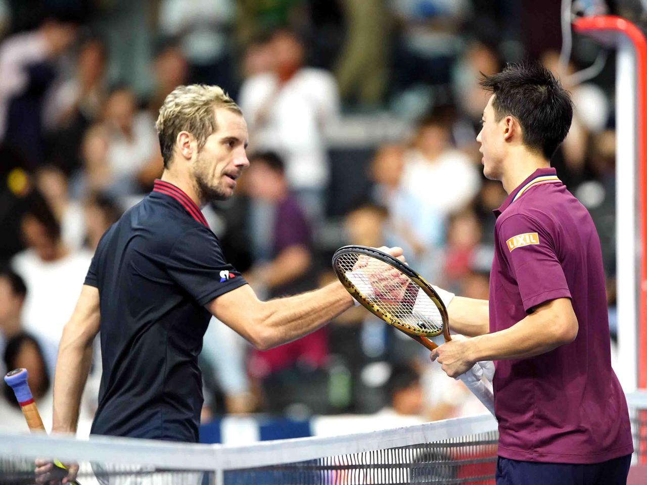 錦織がガスケから3度目の勝利で14年以来の地元優勝に王手 楽天ジャパンオープン テニスマガジンonline Tennismagazine Jp