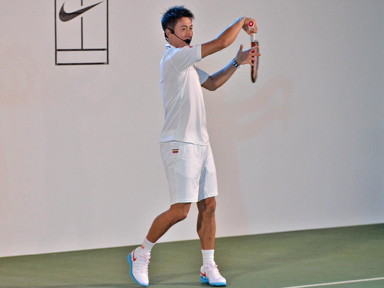 楽天オープンはもちろん優勝を目指す」ナイキの新シューズ発表イベント