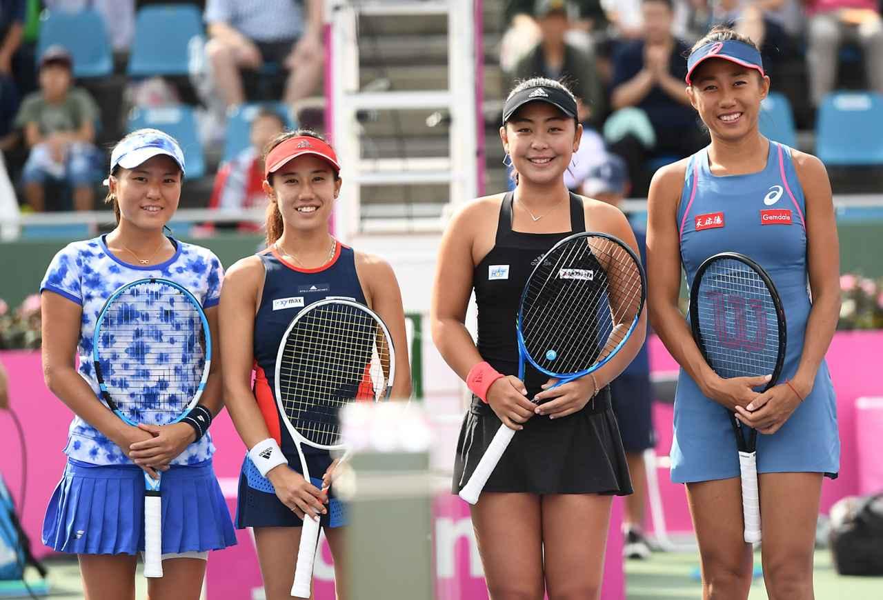 穂積絵莉とジャン・シューアイの初コンビが全試合ストレートの完全優勝
