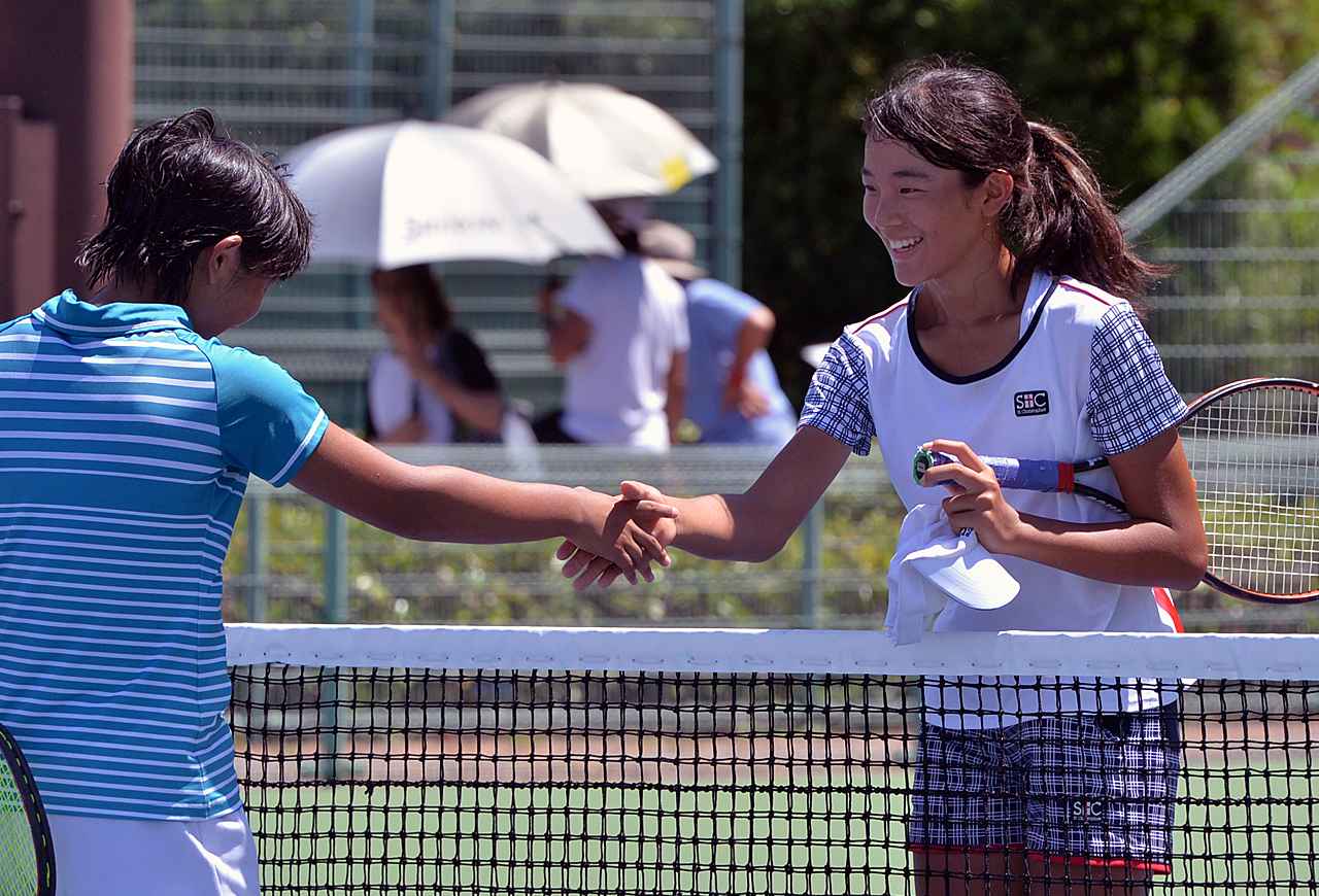 女子シングルスはシード12名が初戦突破、ダブルスは上位勢敗退と混戦 [全国中学生]