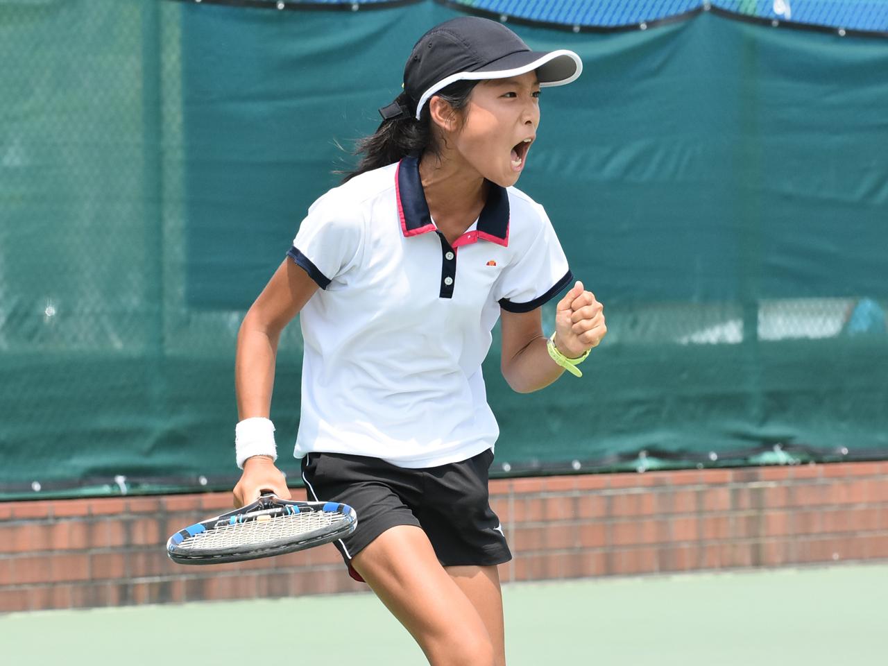 大会4日目が終了、12歳以下男女シングルスのベスト16が出揃う [全日本