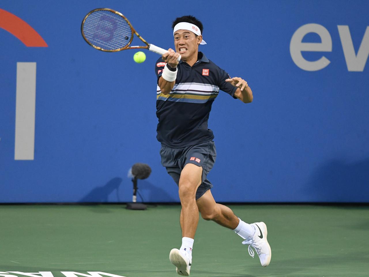 ニューヨークオープンテニス2018 錦織圭　スウェットセット　Mサイズ ニューヨークオープンテニス2018 錦織圭 スウェットセット Mサイズ