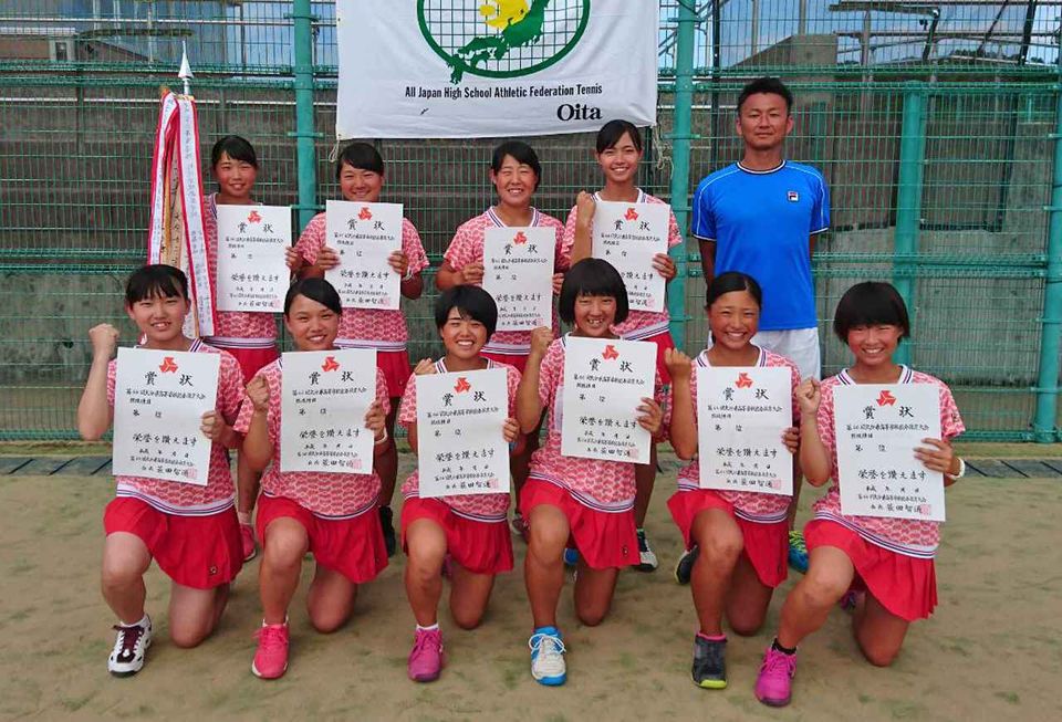 大分 福徳学院高校 10年連続11回目 テニスマガジンonline Tennismagazine Jp
