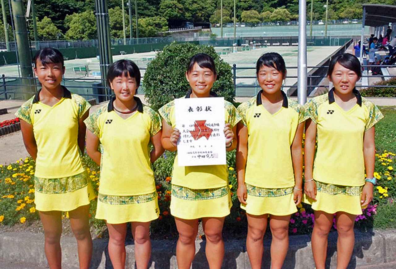 徳島 徳島商業高校 2年連続10回目 テニスマガジンonline Tennismagazine Jp