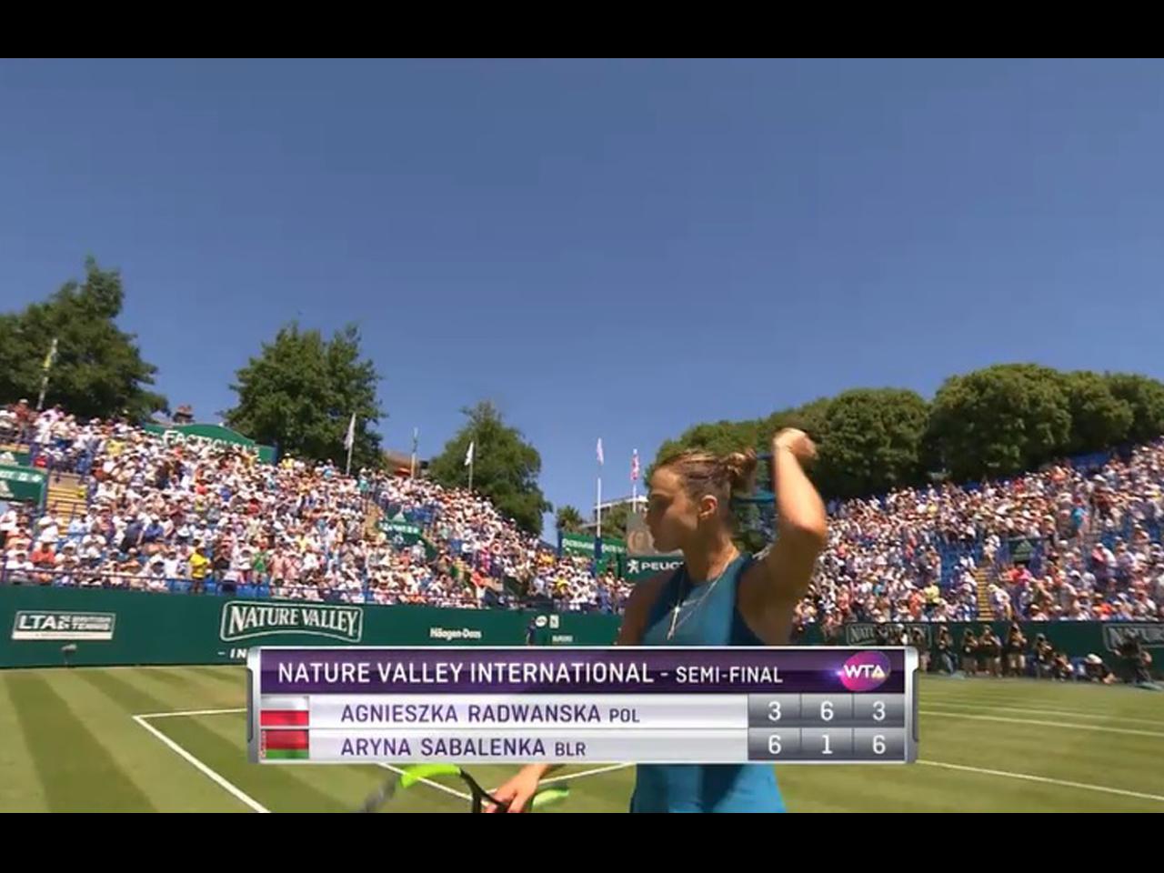 Movie サバレンカ対ラドバンスカ ネイチャーバレー国際準決勝ハイライト 7分58秒 テニスマガジンonline Tennismagazine Jp