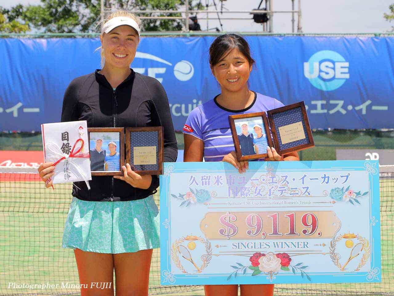 20歳の清水綾乃が6万ドル大会で初タイトルを獲得、ダブルスは