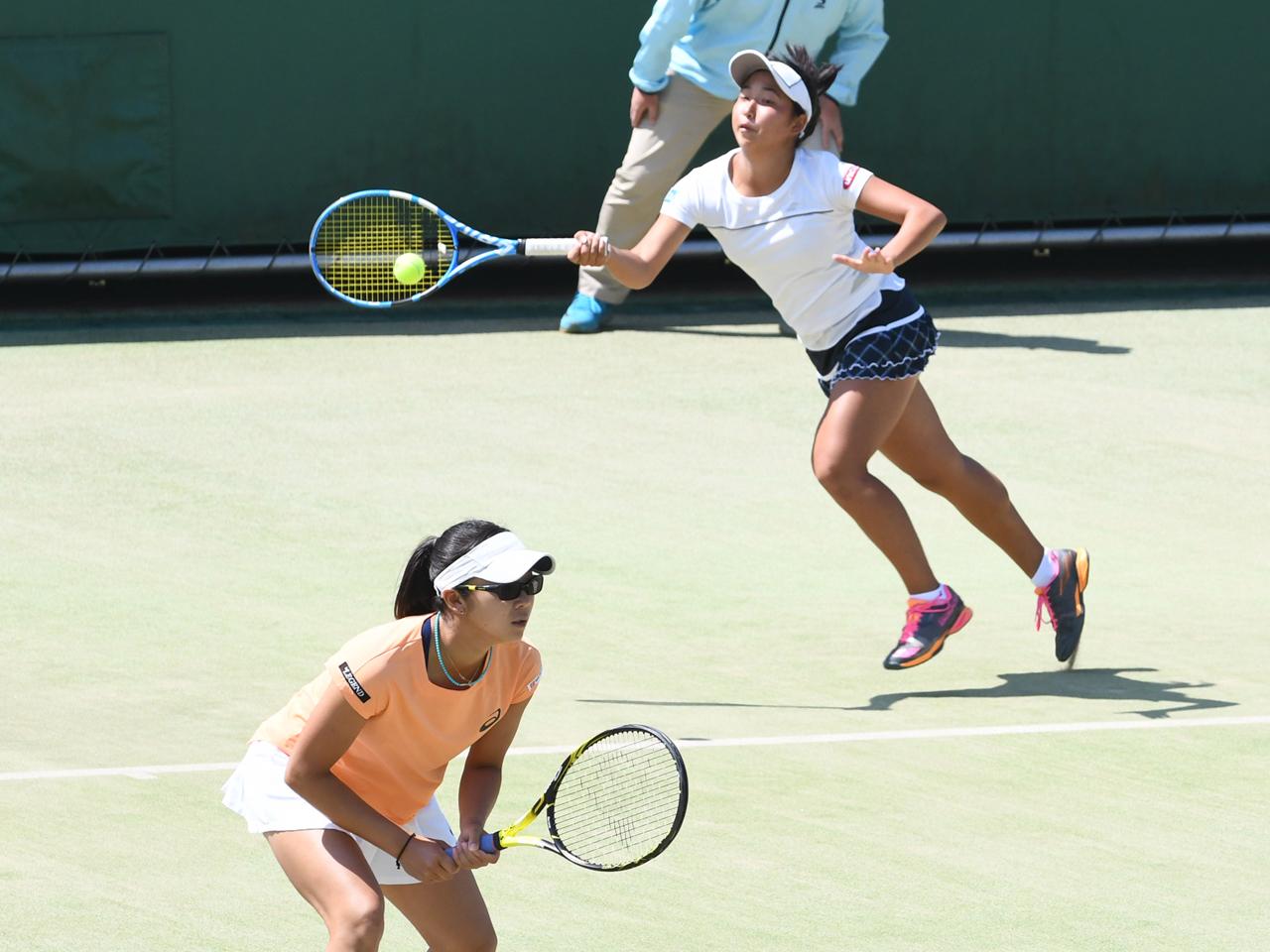 小堀桃子と加治遥 清水綾乃が敗れ 日本勢は決勝に進めず 福岡国際女子 テニスマガジンonline Tennismagazine Jp