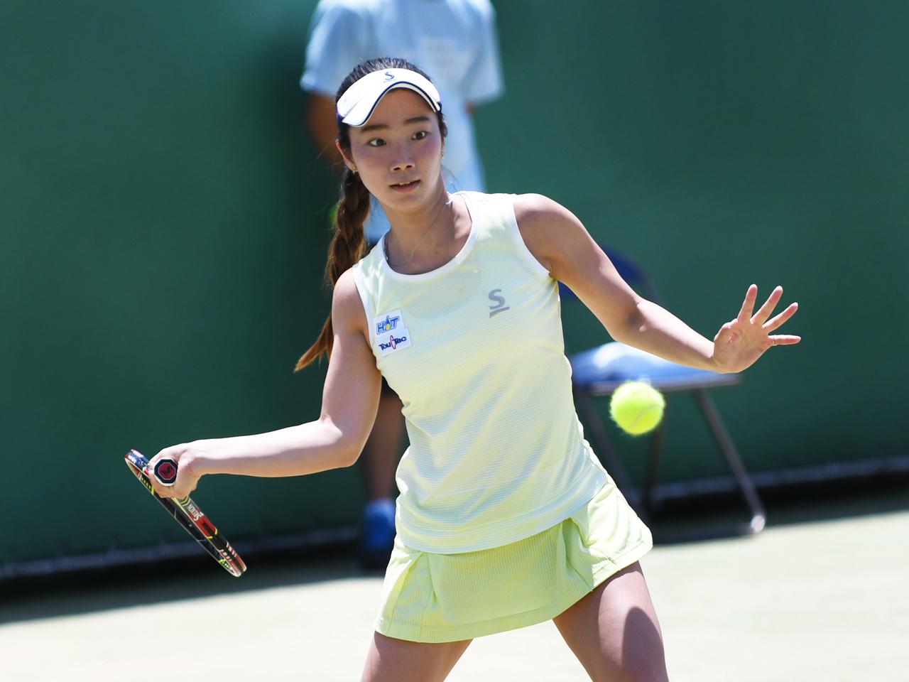 19歳の小堀桃子が日本勢唯一の4強入り 福岡国際女子 テニスマガジンonline Tennismagazine Jp